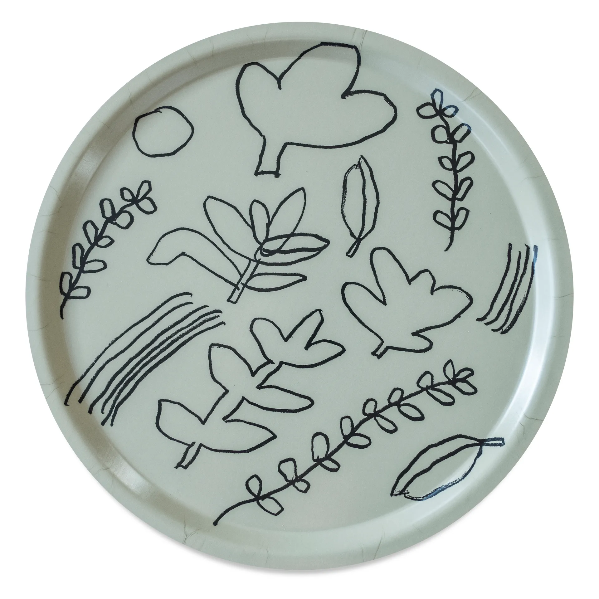 Botanic tarjotin 38 cm, Oliivi Fine Little Day