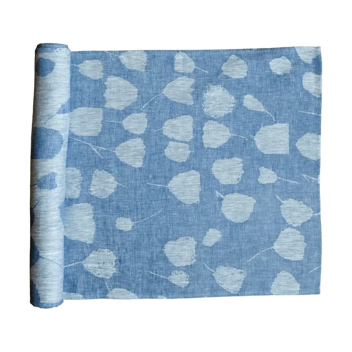 Bouquet kaitaliina 150x45 cm - Sininen–offwhite - Fine Little Day