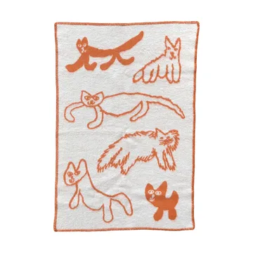 Cats villaviltti - Oranssi, 65x95 cm - Fine Little Day