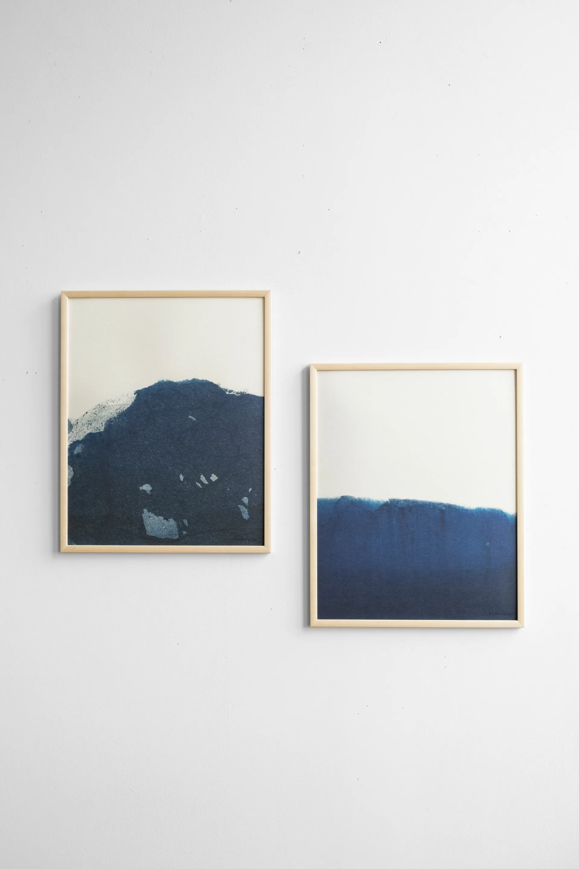 Dyeforindigo ocean 1 juliste 40x50 cm, Sini-valkoinen Fine Little Day