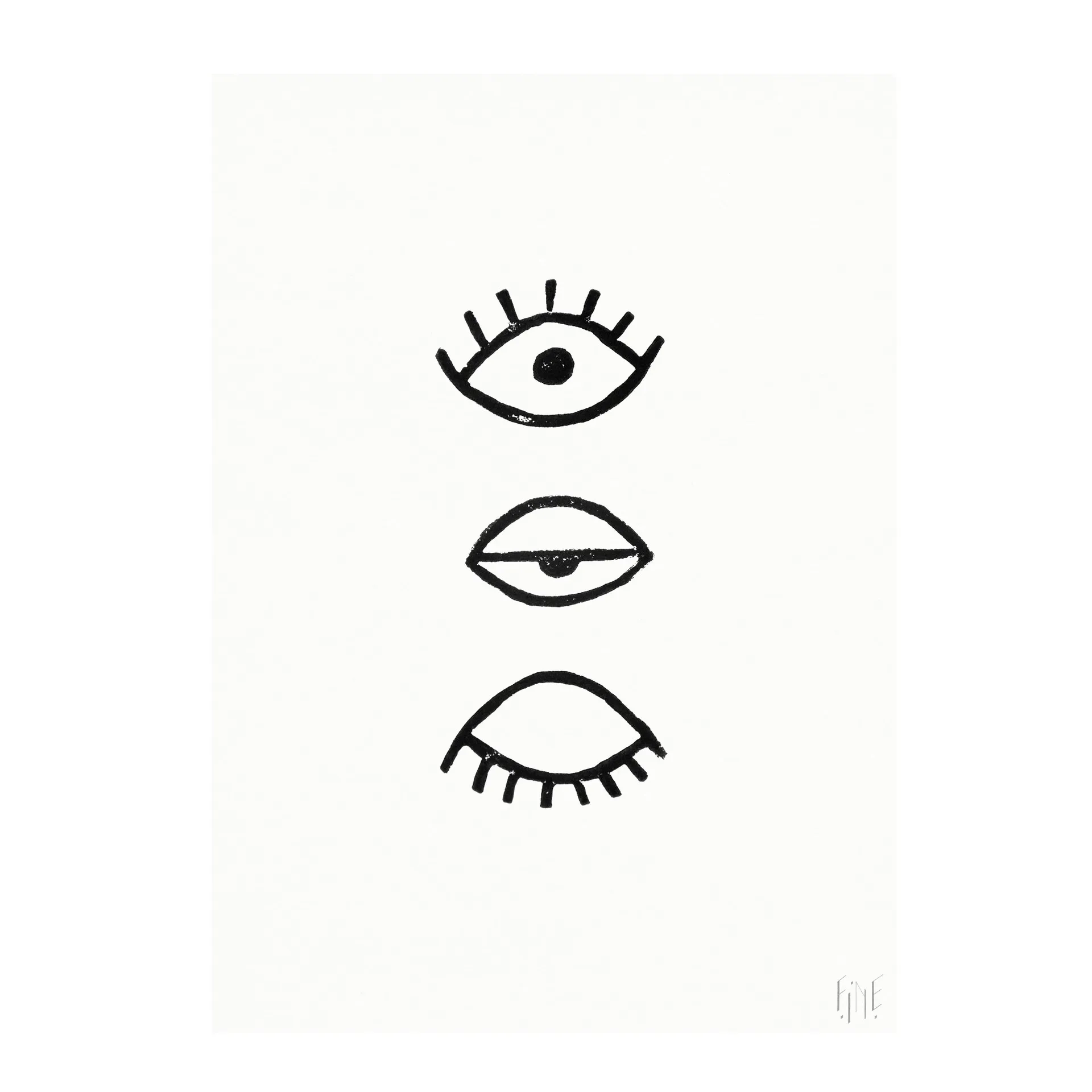 Eye Eye juliste, 50x70 cm Fine Little Day