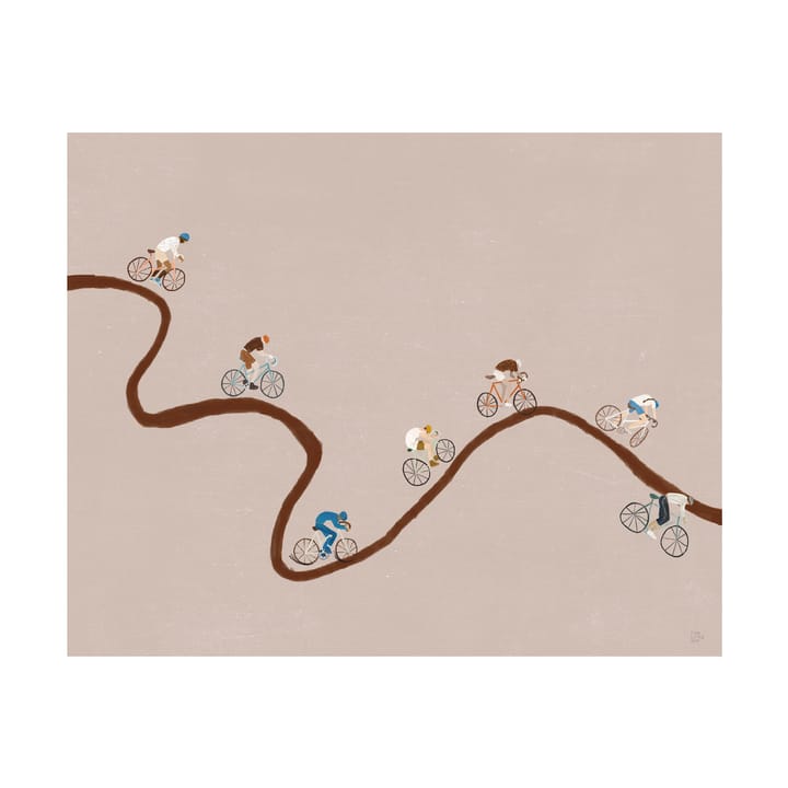 Giro juliste - Beige, 40x40 cm - Fine Little Day