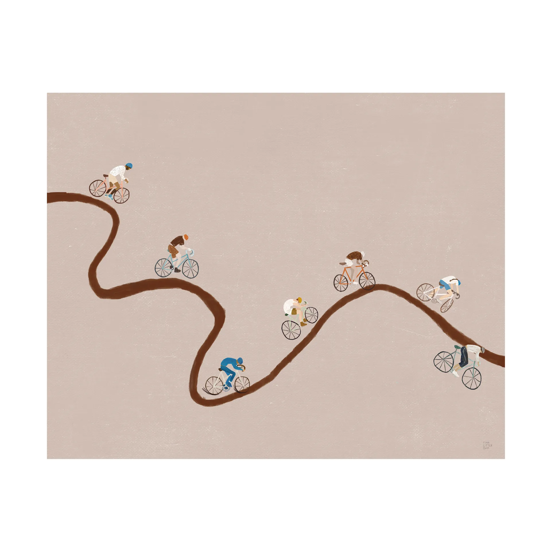 Giro juliste, Beige, 50x40 cm Fine Little Day