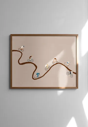 Giro juliste - Beige, 50x40 cm - Fine Little Day