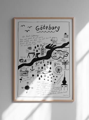 Göteborg juliste - 50x70 cm - Fine Little Day