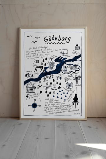 Göteborg juliste - 50x70 cm - Fine Little Day