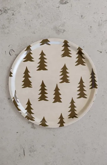Gran tarjotin - Ruskea, Ø38 cm - Fine Little Day