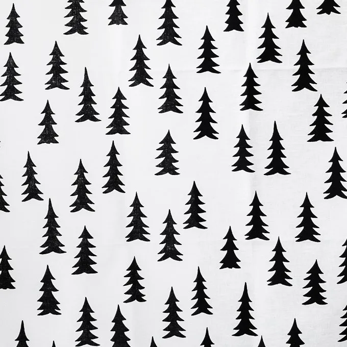 Fine Little Day Gran vahakangas musta-valkoinen