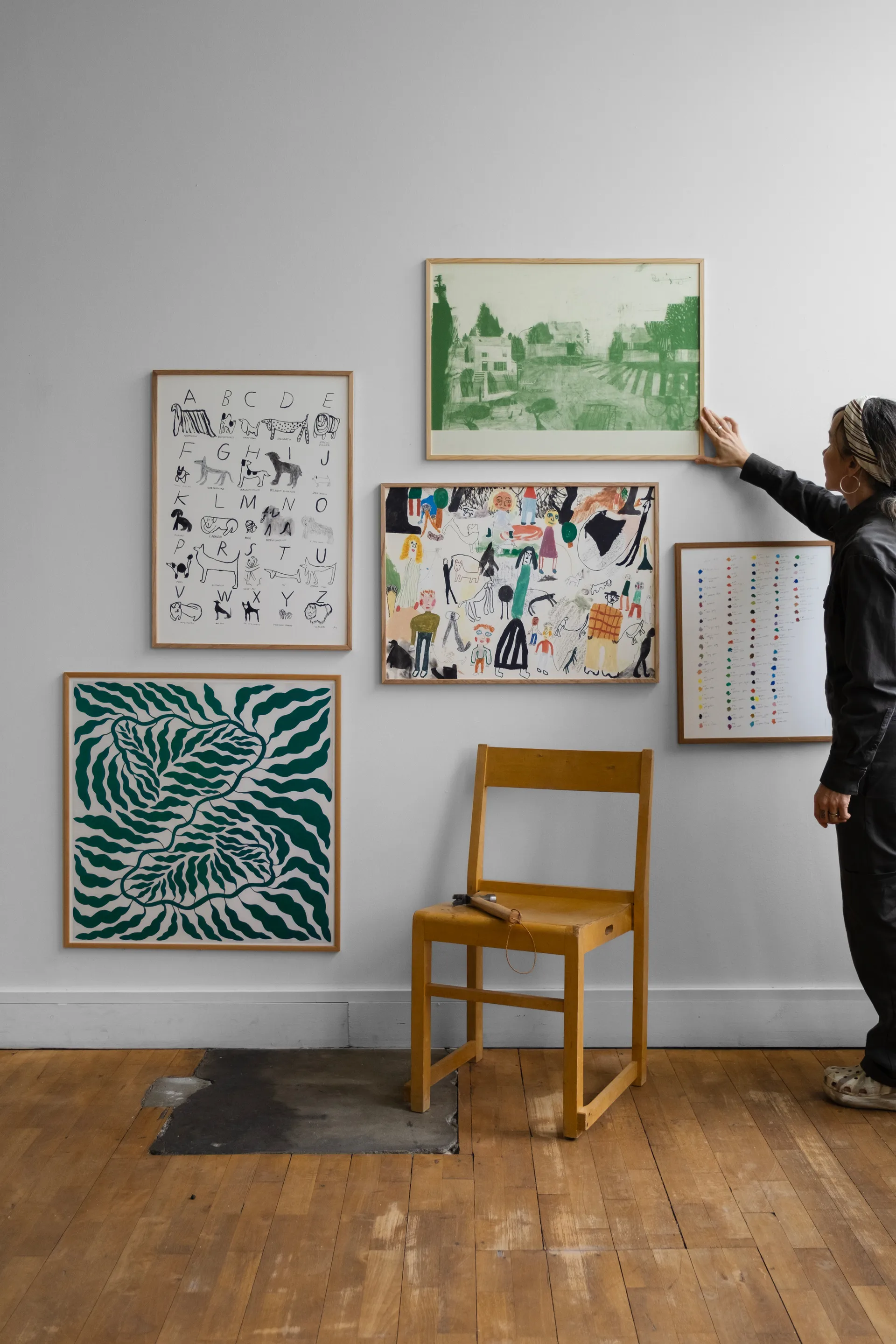 Green juliste, 70x70 cm Fine Little Day