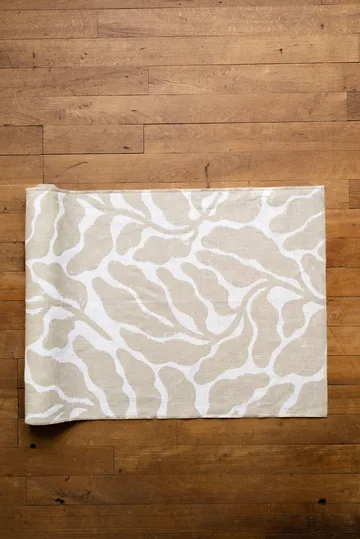 Leaves juoksija - Hiekka, 45 x 180 cm - Fine Little Day