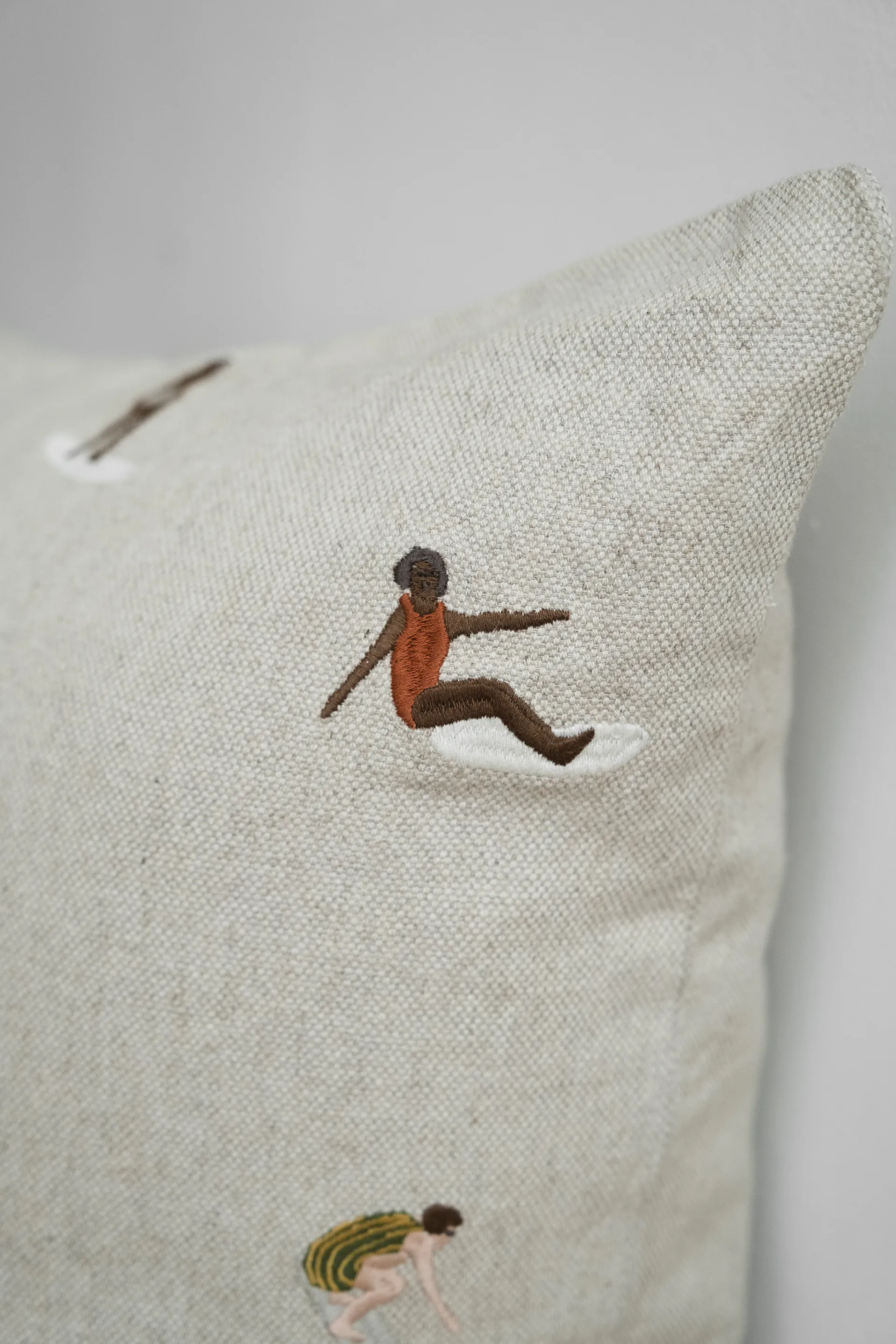 Surfers tyynynpäällinen 48 x 48 cm, Luonnonvärinen Fine Little Day