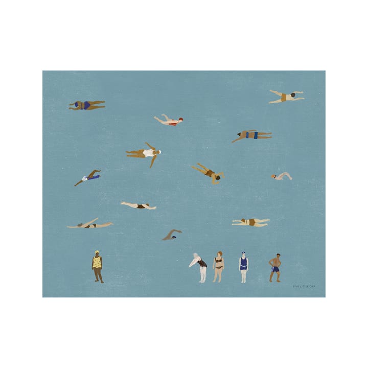 Swimmers juliste, 40x50 cm Fine Little Day