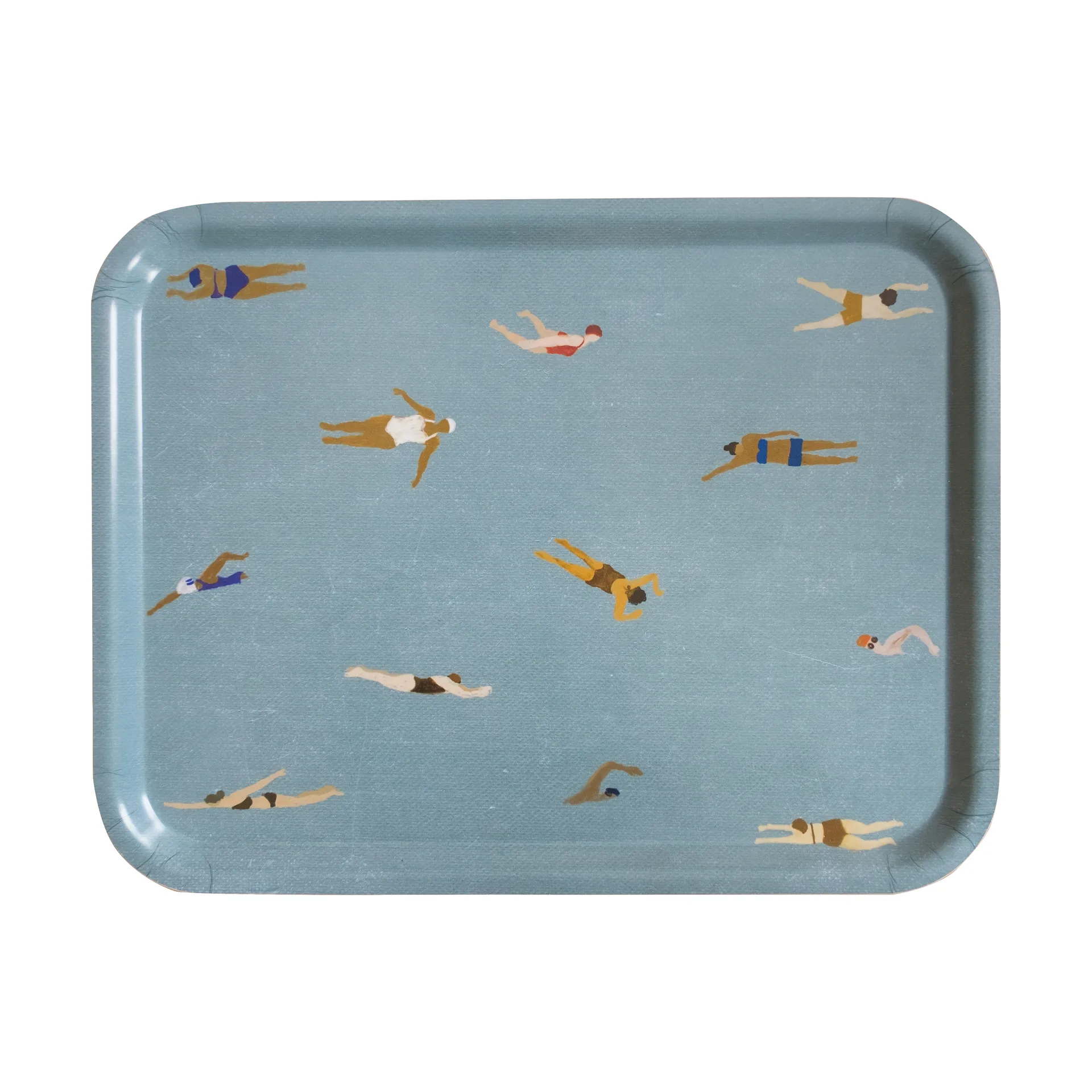 Swimmers tarjotin 33x43 cm, Beige Fine Little Day
