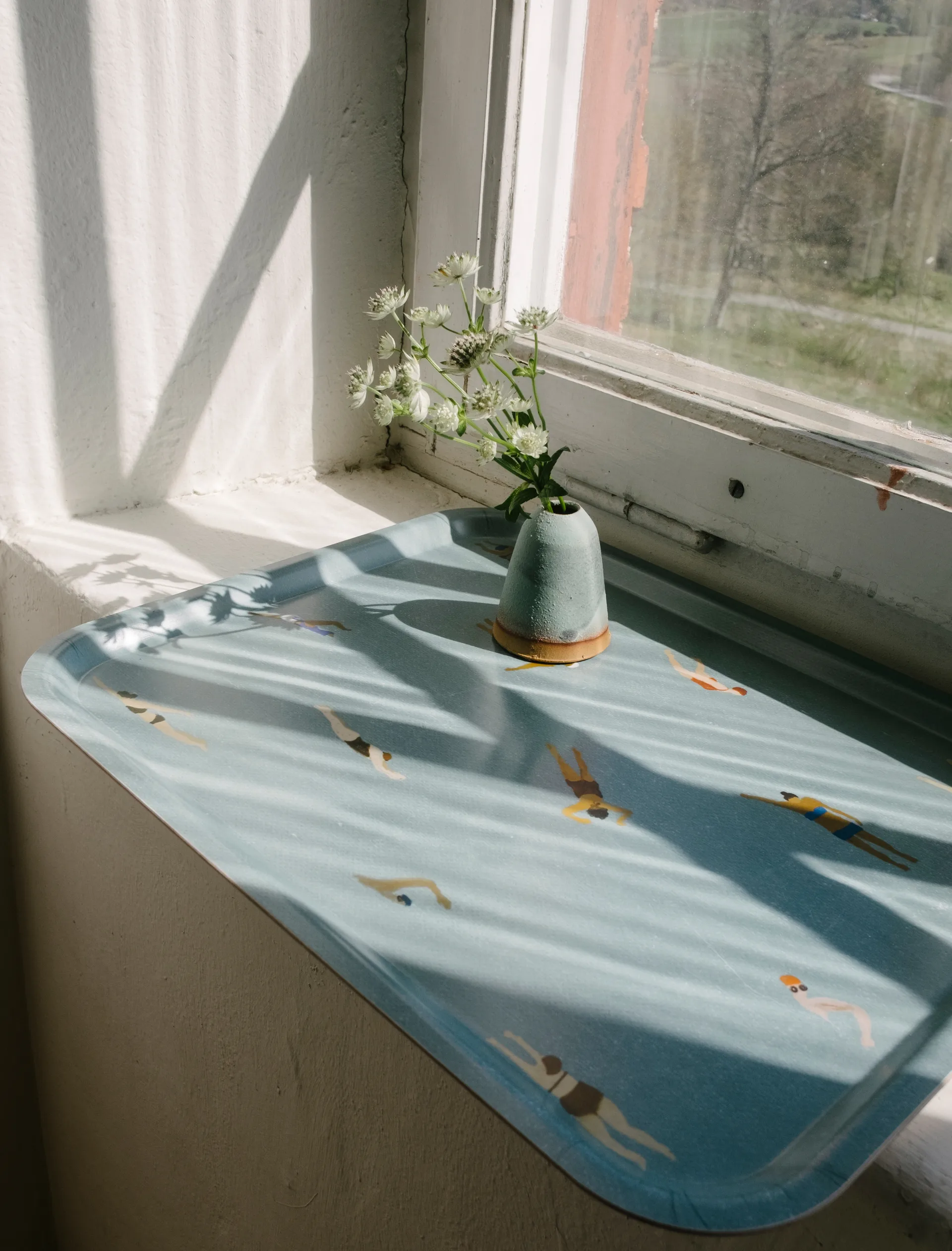 Swimmers tarjotin 33x43 cm, Beige Fine Little Day