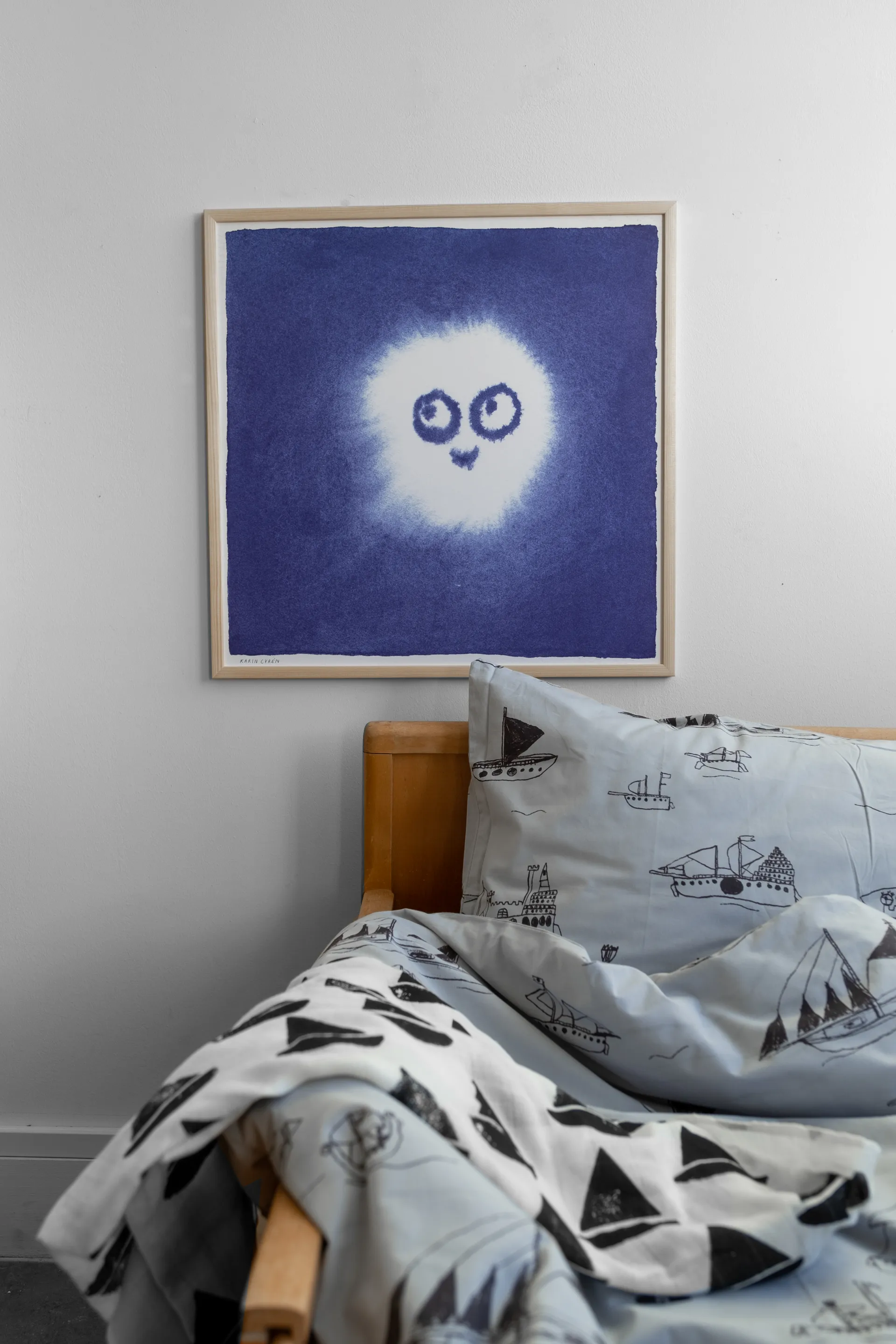 Tufs juliste 50x50 cm, Sininen-Valkoinen Fine Little Day