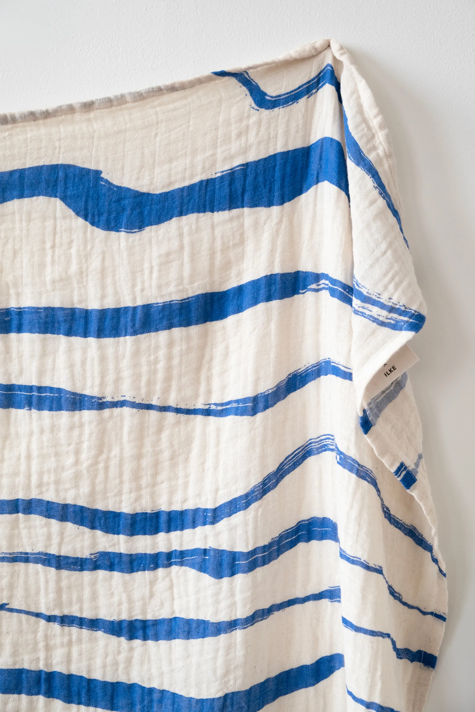 Våg musliiniviltti 120 x 120 cm, Blue Fine Little Day