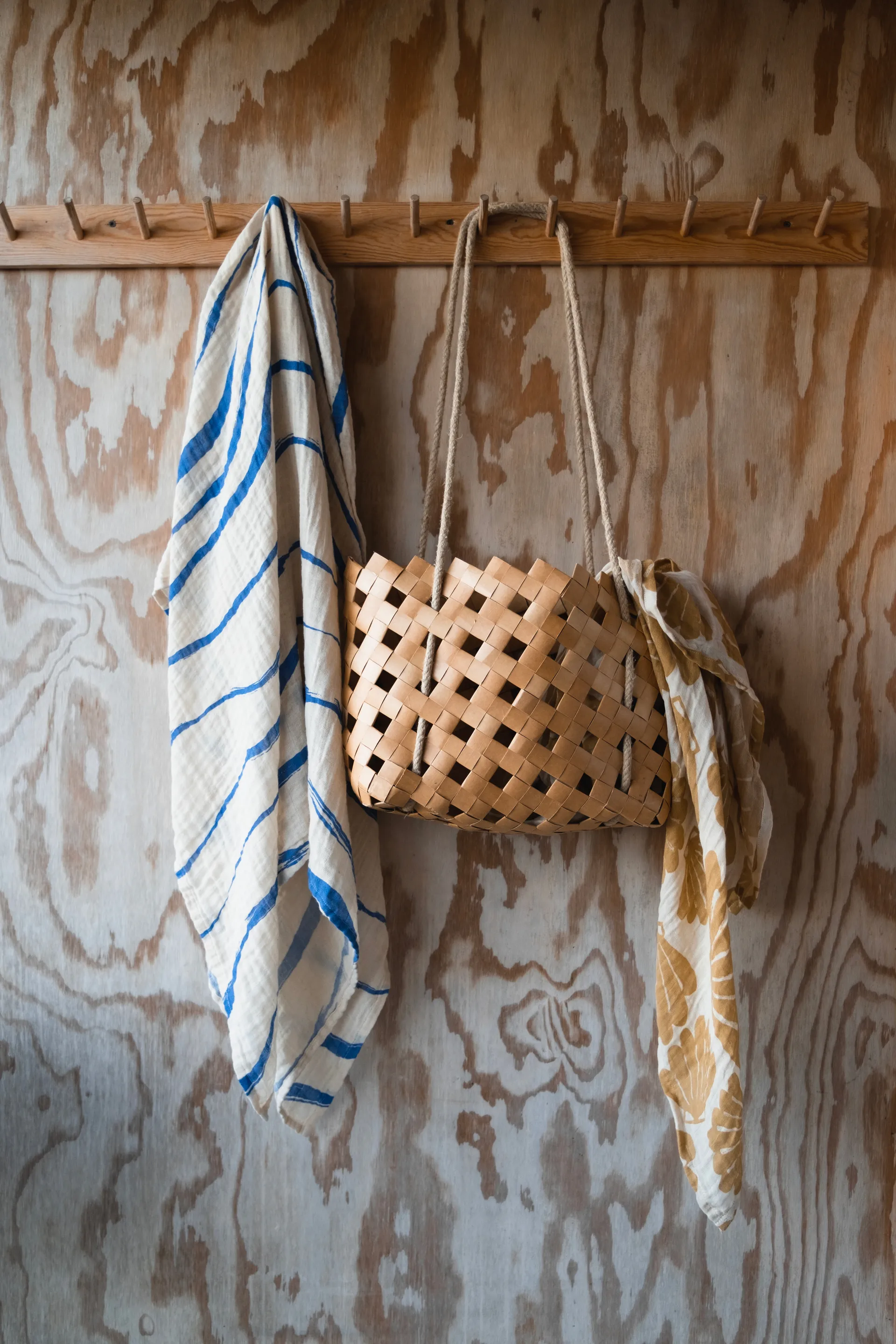 Våg musliiniviltti 120 x 120 cm, Blue Fine Little Day