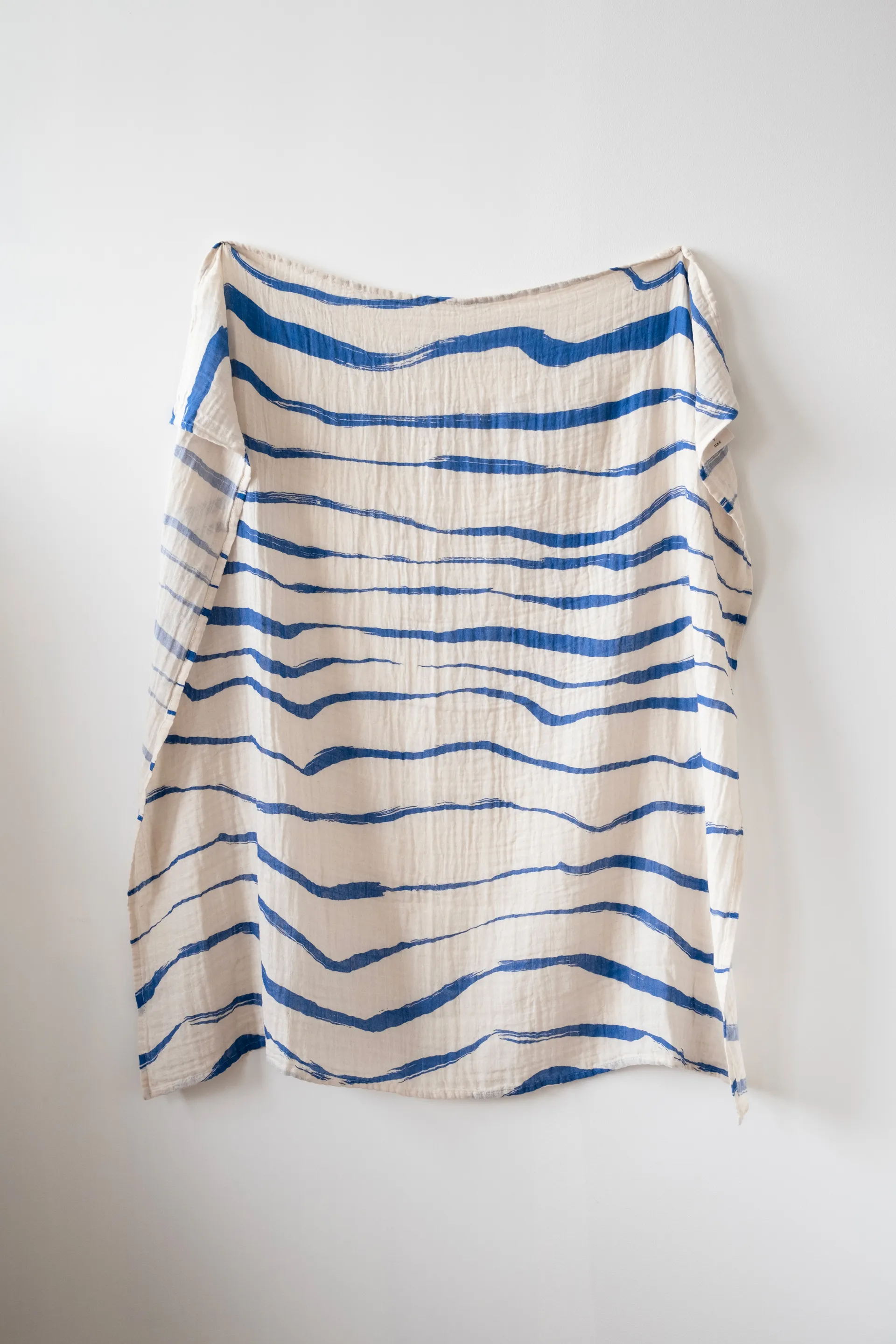 Våg musliiniviltti 120 x 120 cm, Blue Fine Little Day