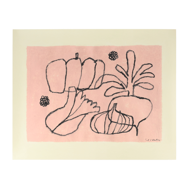Vegetable juliste, 40 x 50 cm Fine Little Day