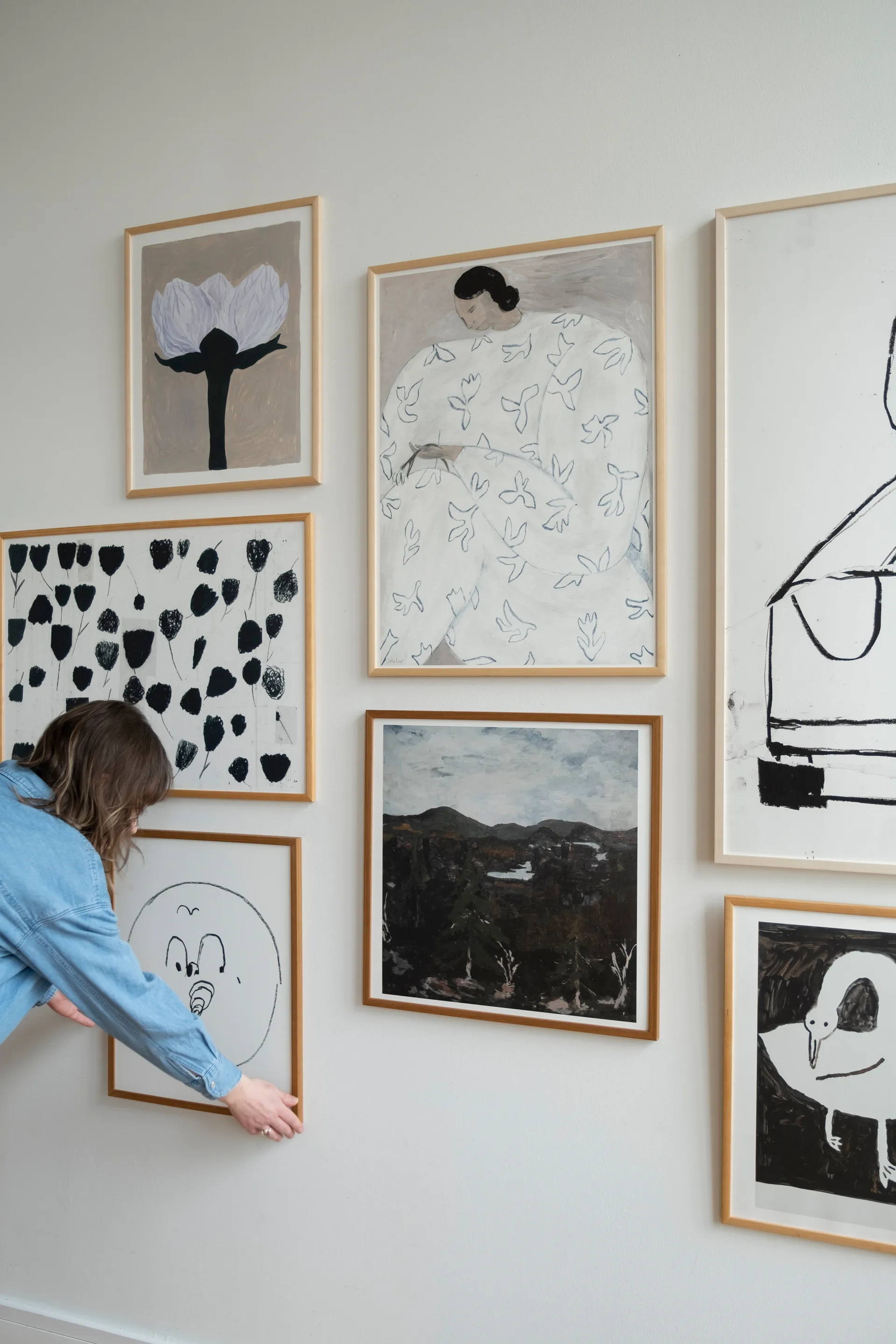 White Flower juliste 50x70 cm, Nude Fine Little Day