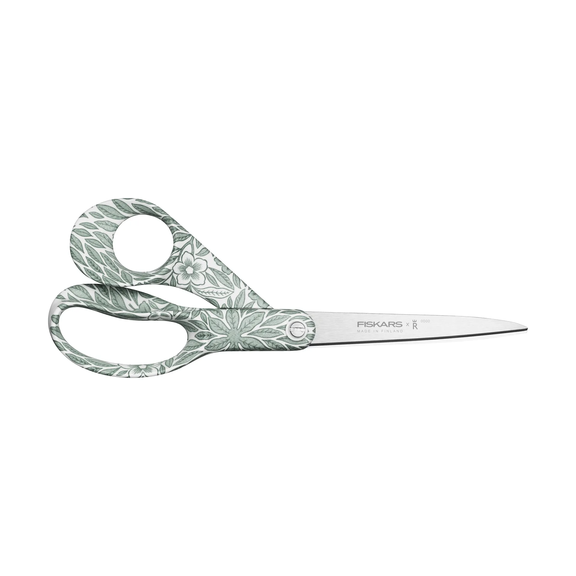 Fiskars x Rörstrand universaalisakset, Ostindia Floris vihreä, 21 cm Fiskars