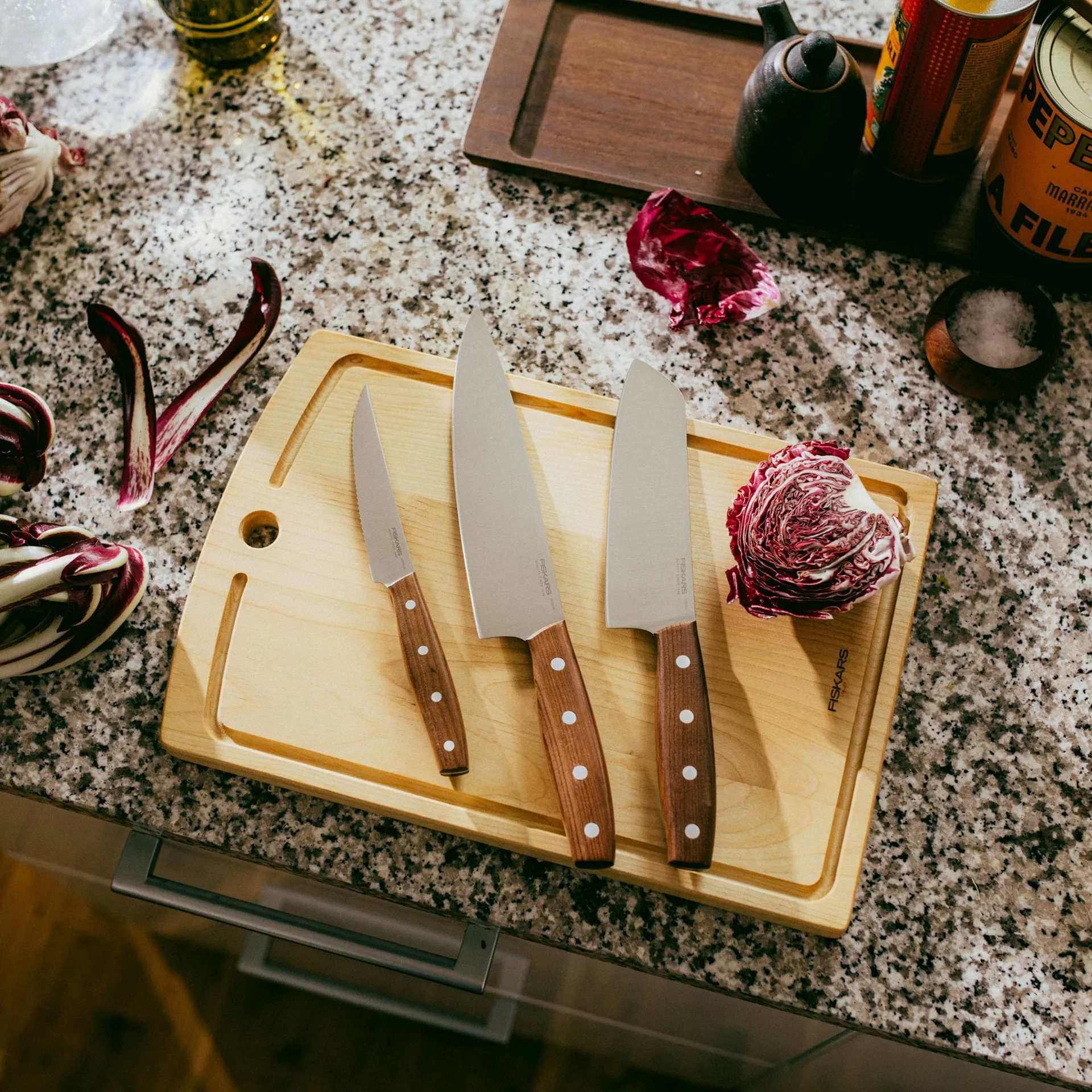 Folken veitsisetti, 3 osaa Fiskars