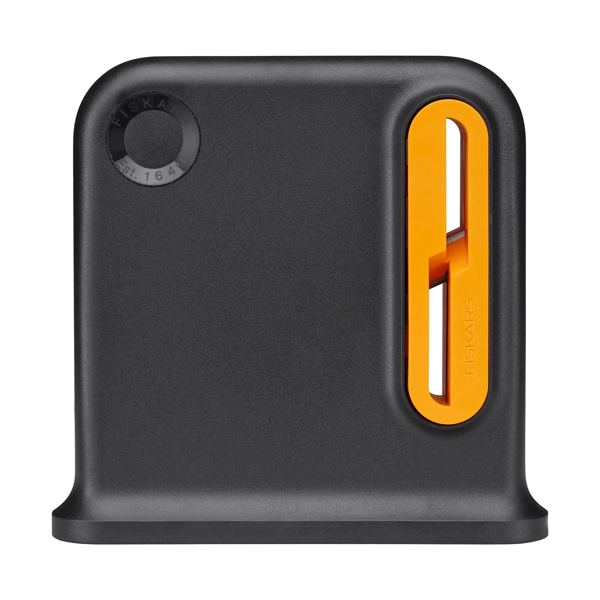 Fiskars Functional Form Clip-Sharp saksienteroitin Musta