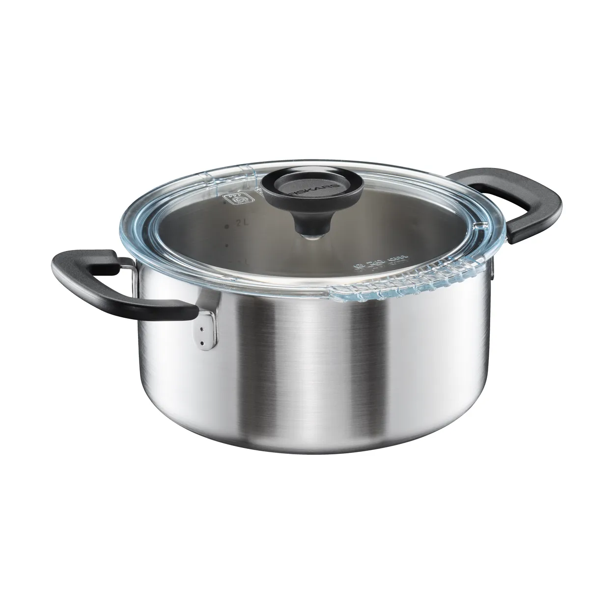 Fiskars Functional Form kattila kannella 3 L