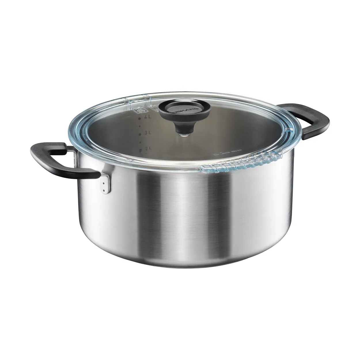 Fiskars Functional Form kattila kannella 5 L