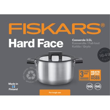 Hard Face Steel kannellinen pata - 3,5 L - Fiskars