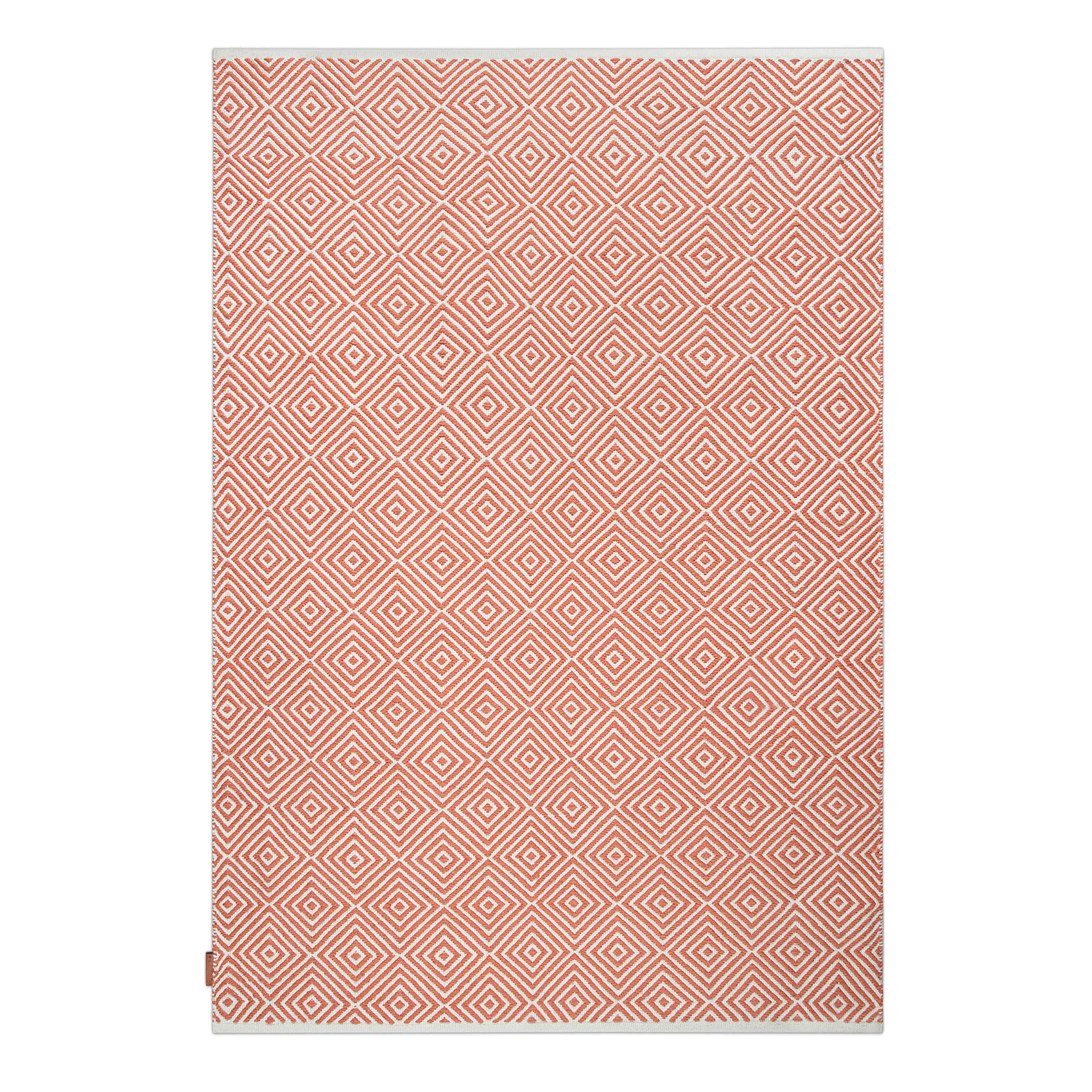 Diamond matto 140x200 cm, Burnt orange Formgatan