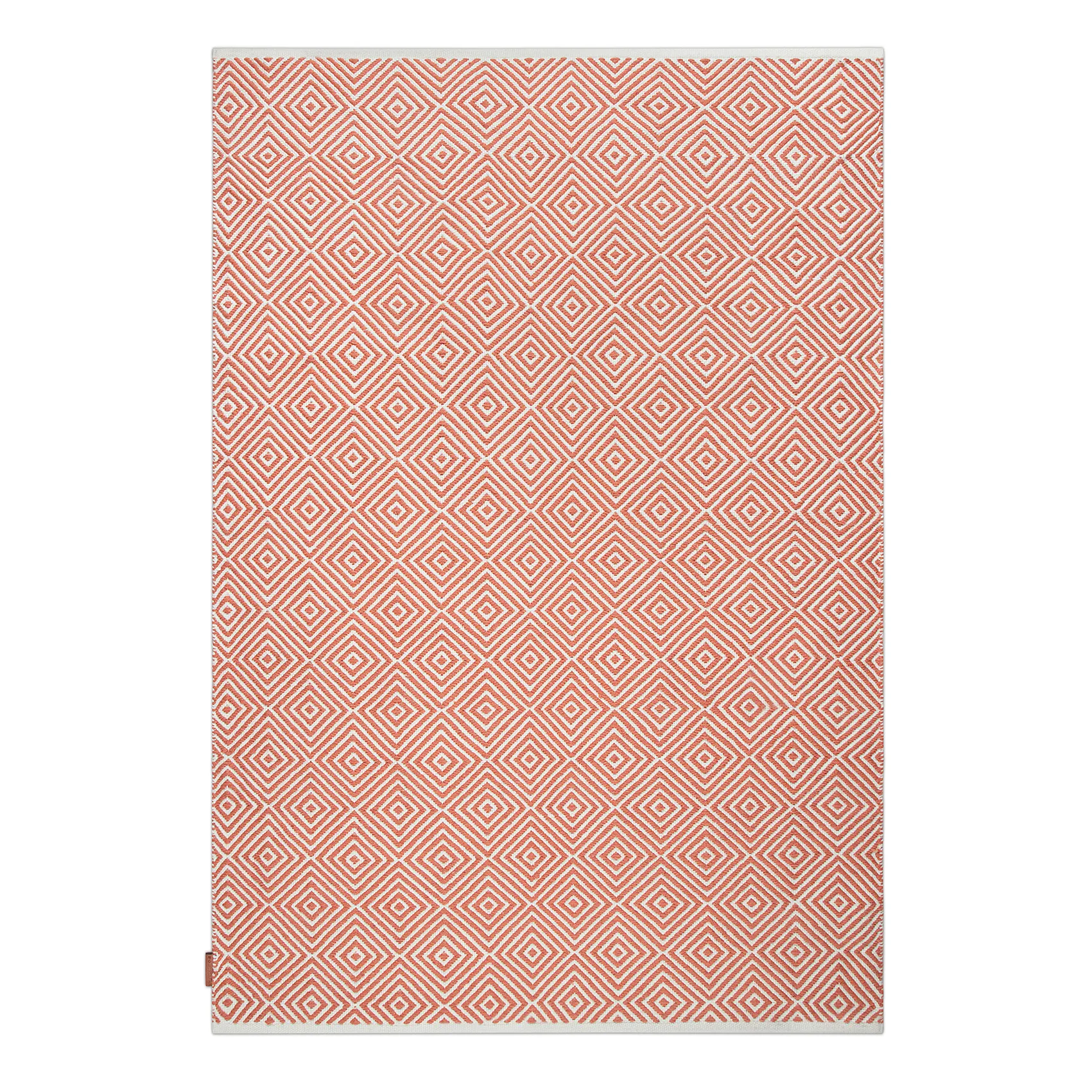 Diamond matto 170x230 cm, Burnt orange Formgatan