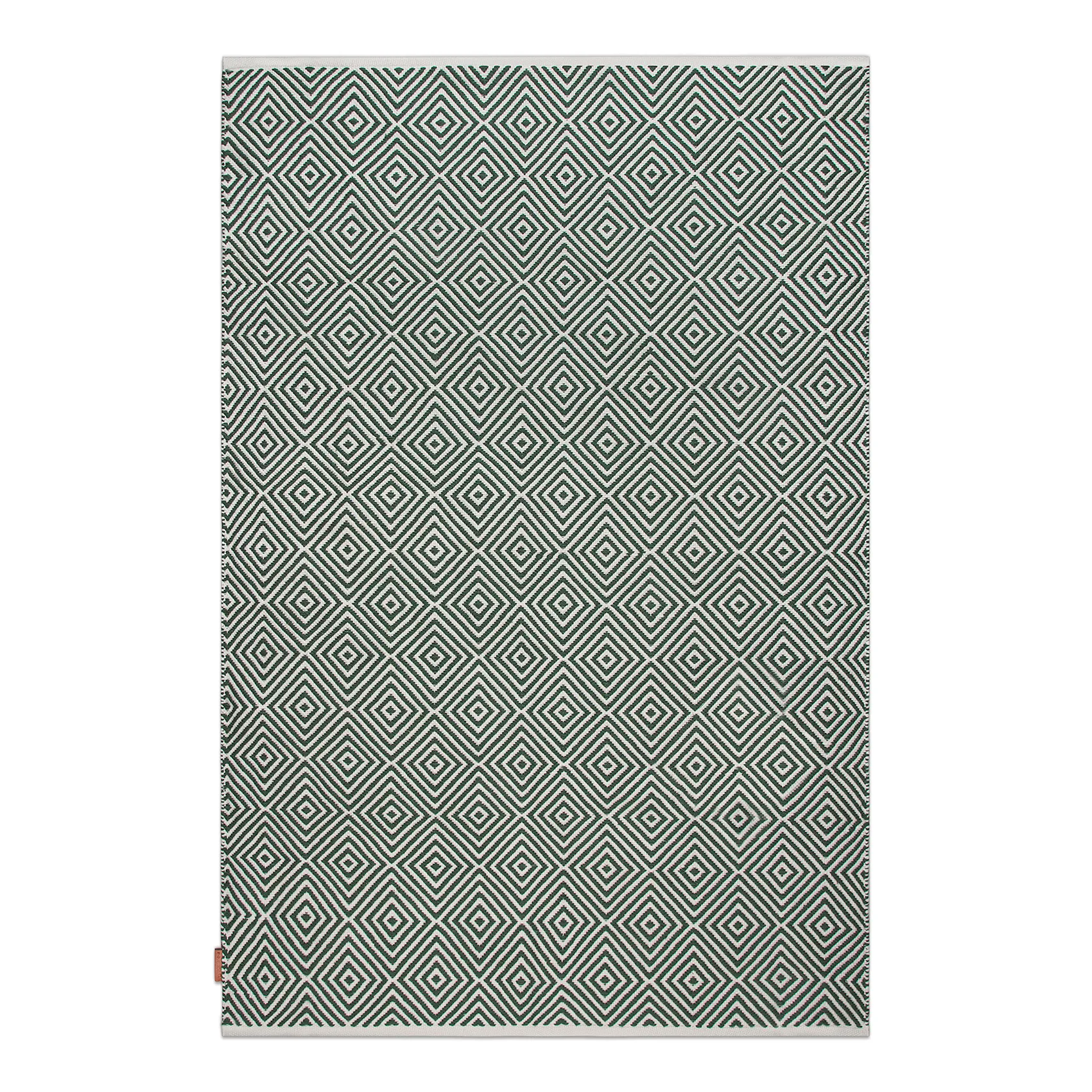 Diamond matto 170x230 cm, Green Formgatan