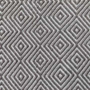 Diamond matto 170x230 cm - Grey - Formgatan
