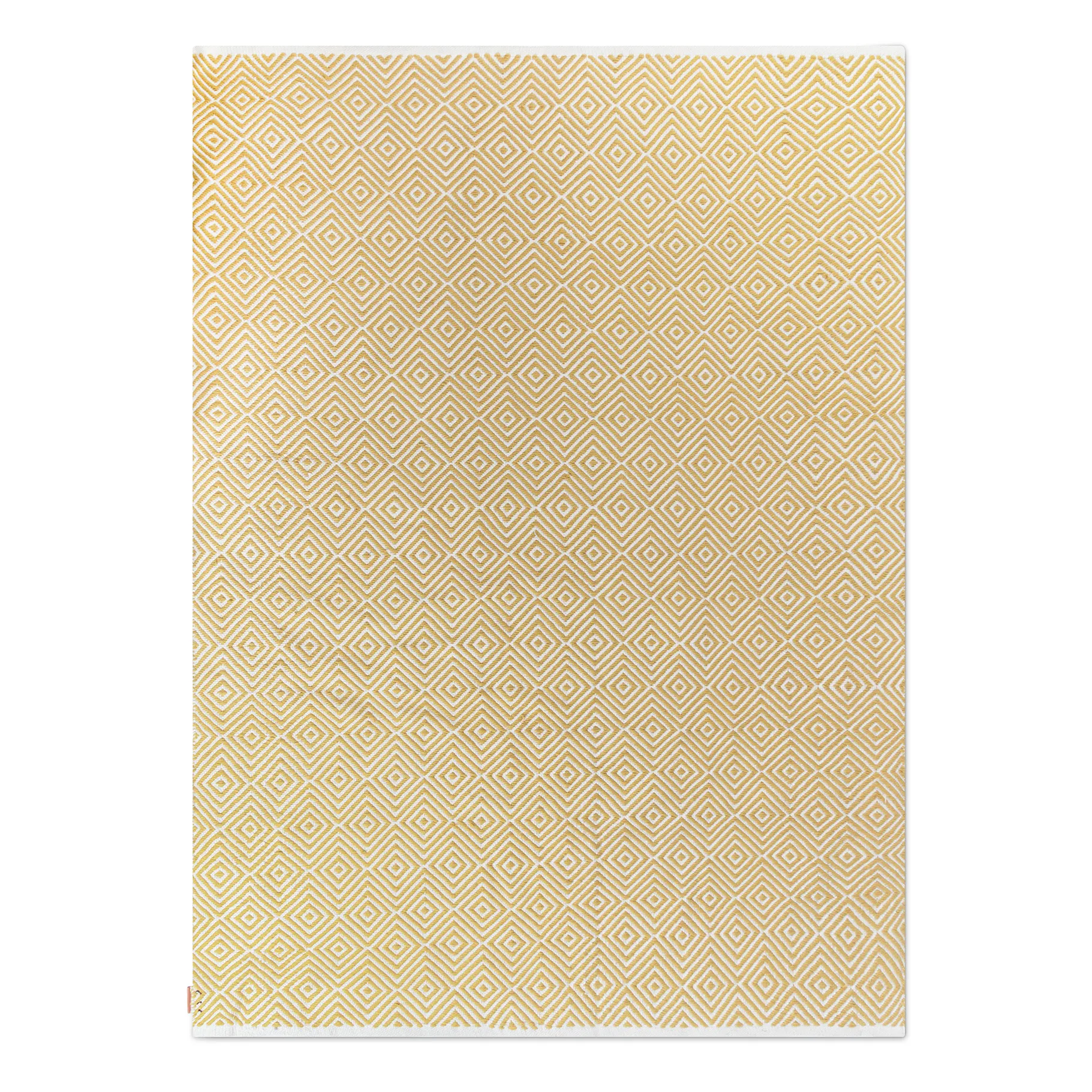 Diamond matto 170x230 cm, Yellow Formgatan