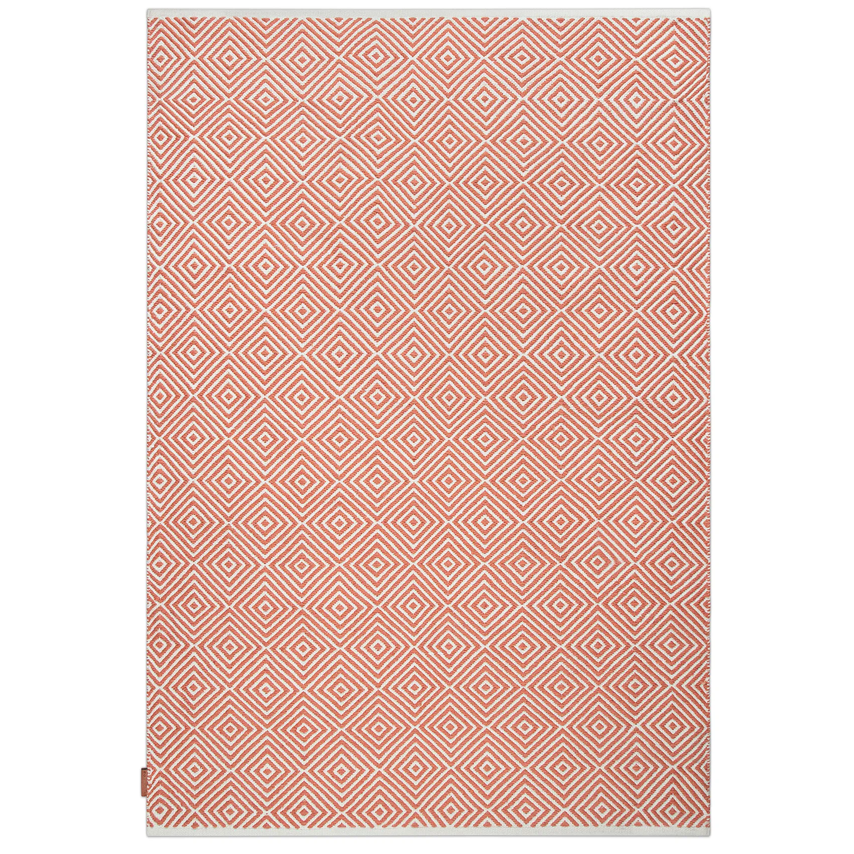 Diamond matto, 200 x 300 cm, Burnt orange Formgatan