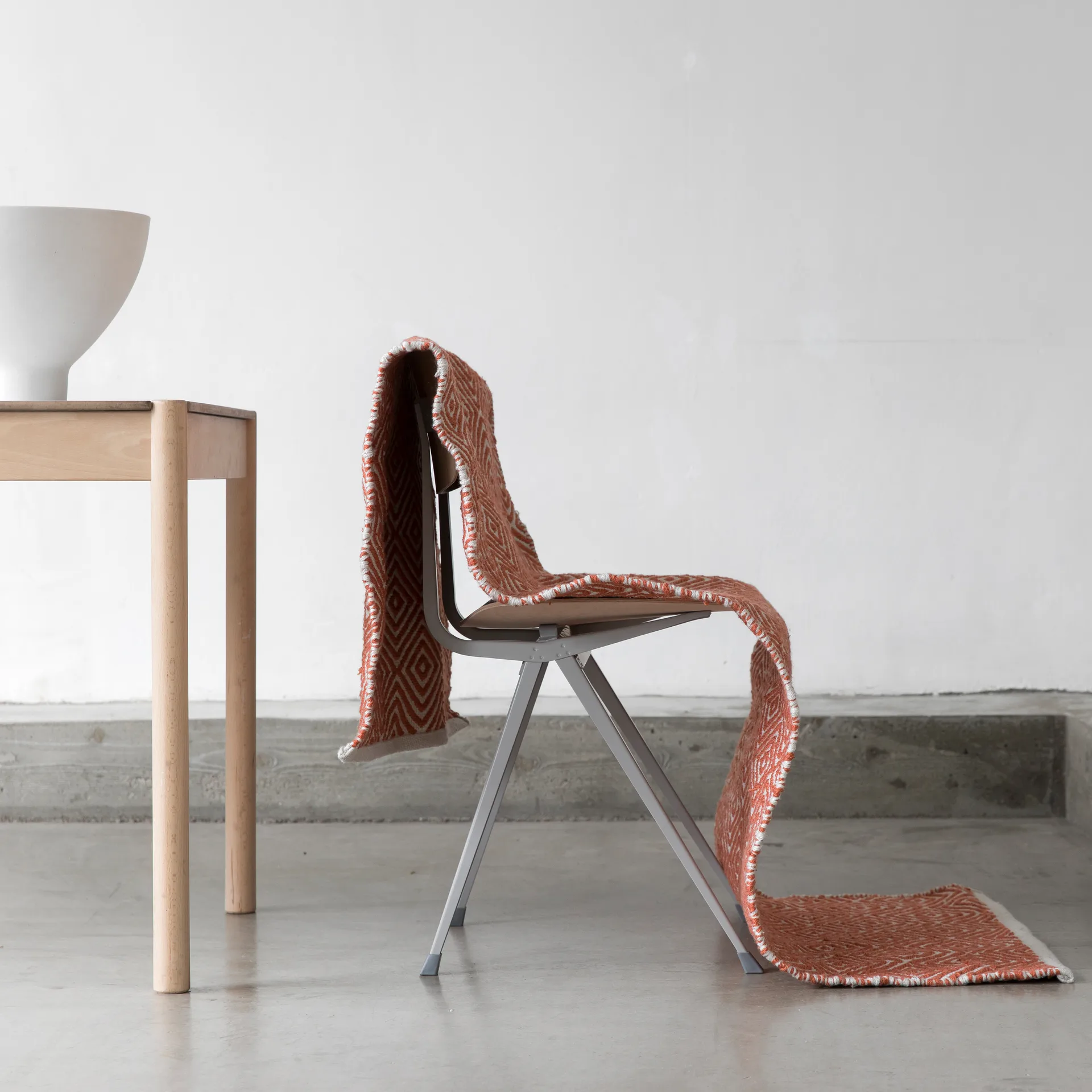 Diamond matto 70x200 cm, Burnt orange Formgatan