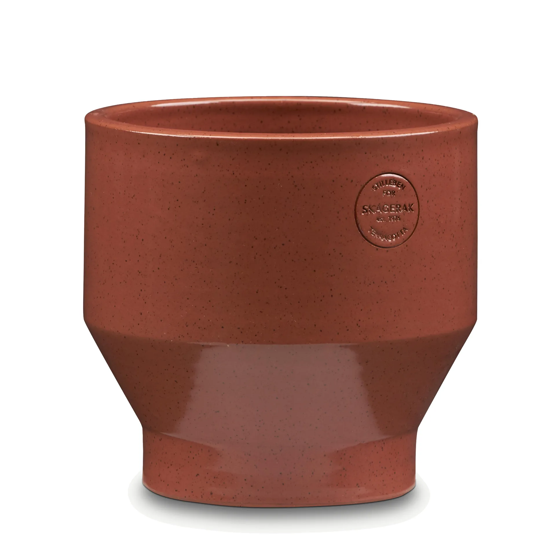 Edge ruukku (sisäkäyttöön) Ø18 cm, burned red Fritz Hansen