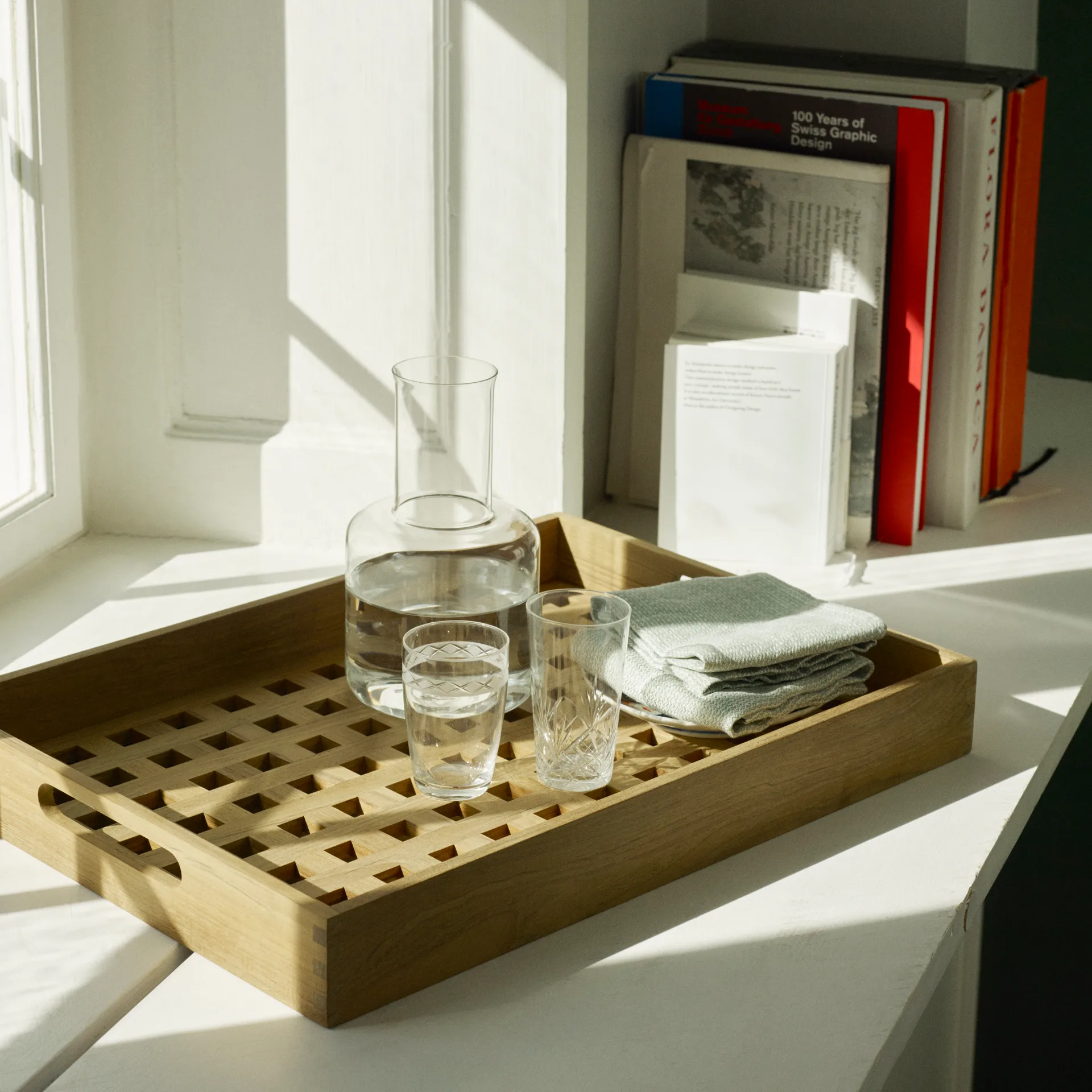 Fionia tarjotin 36x52 cm, Tiikki Fritz Hansen