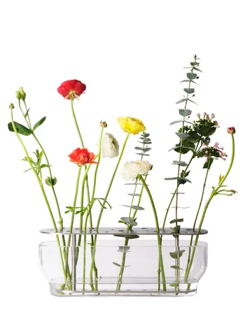 Ikebana maljakko ruostumaton teräs - Long - Fritz Hansen