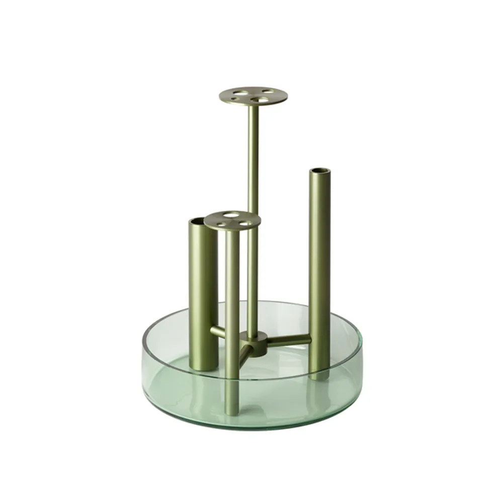 Ikeru maljakko Forest green, Korkea Fritz Hansen