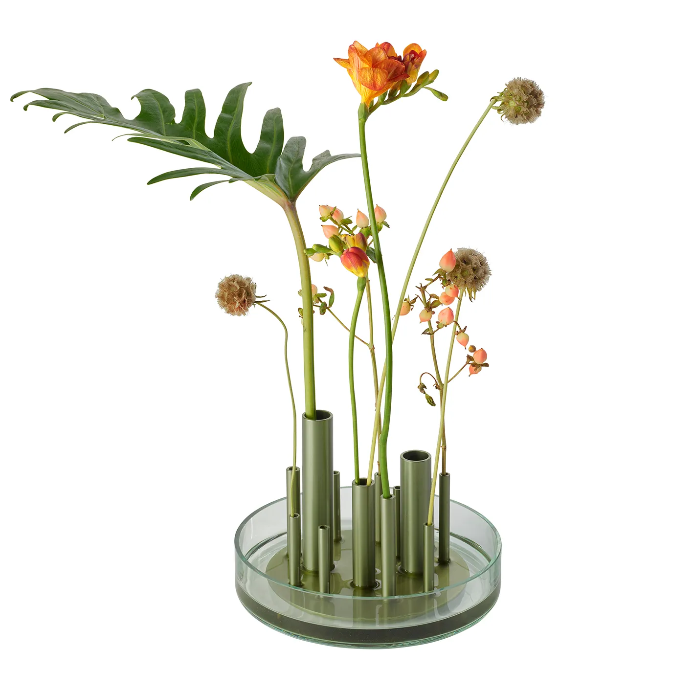 Ikeru maljakko Forest green, Matala Fritz Hansen