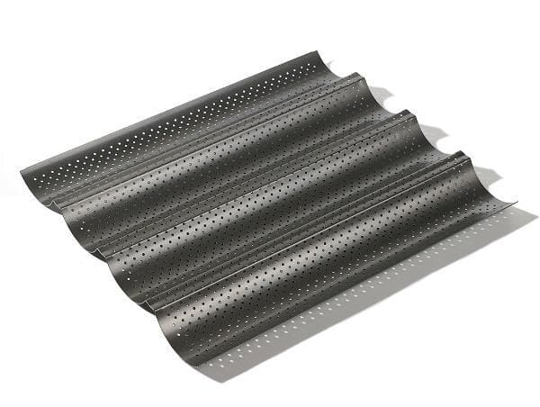 Funktion baguettevuoka nonstick 4 baguettia 32,5x38 cm - Musta - Funktion