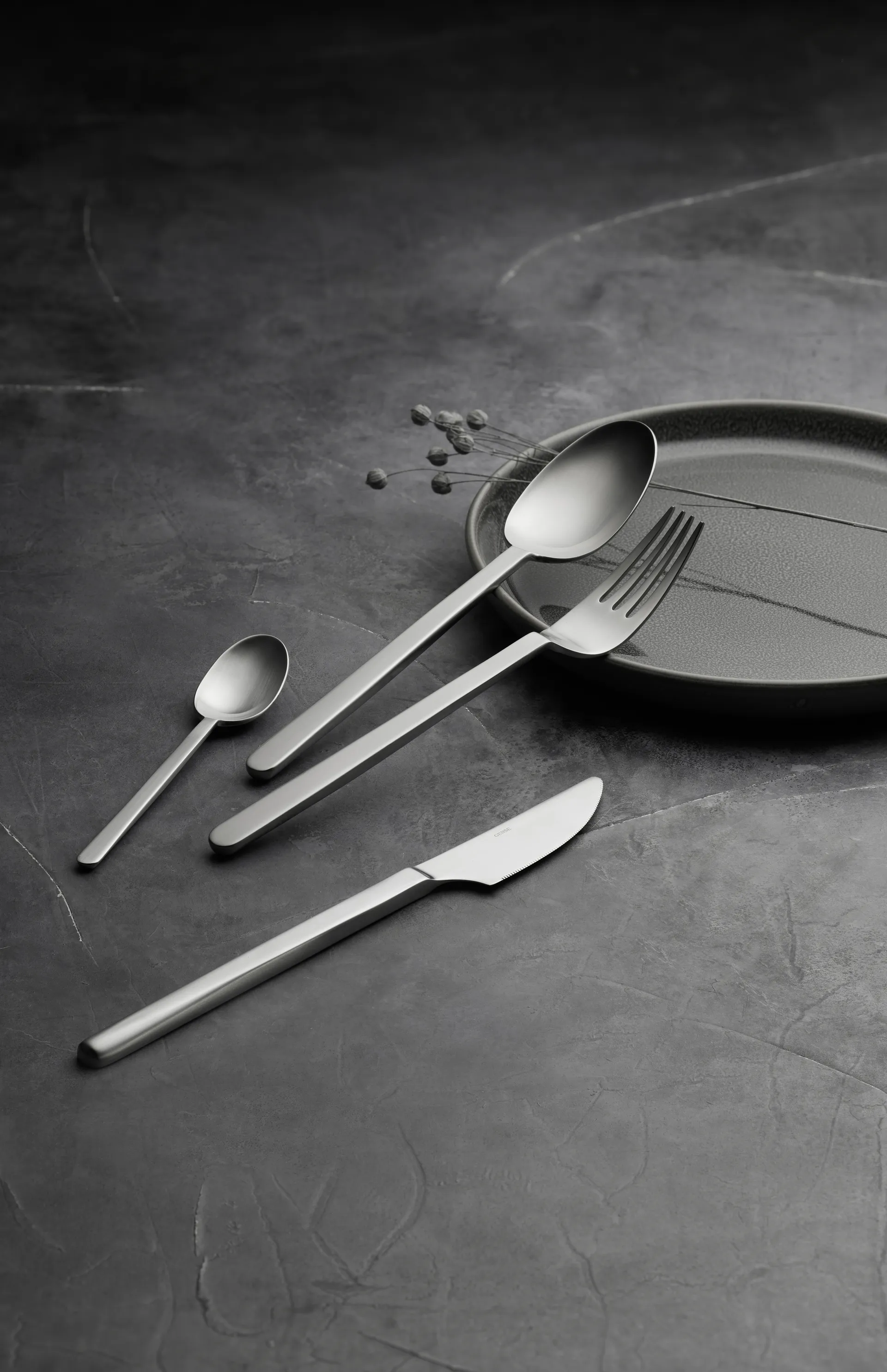 Norm teelusikka, Matta ruostumaton teräs Gense