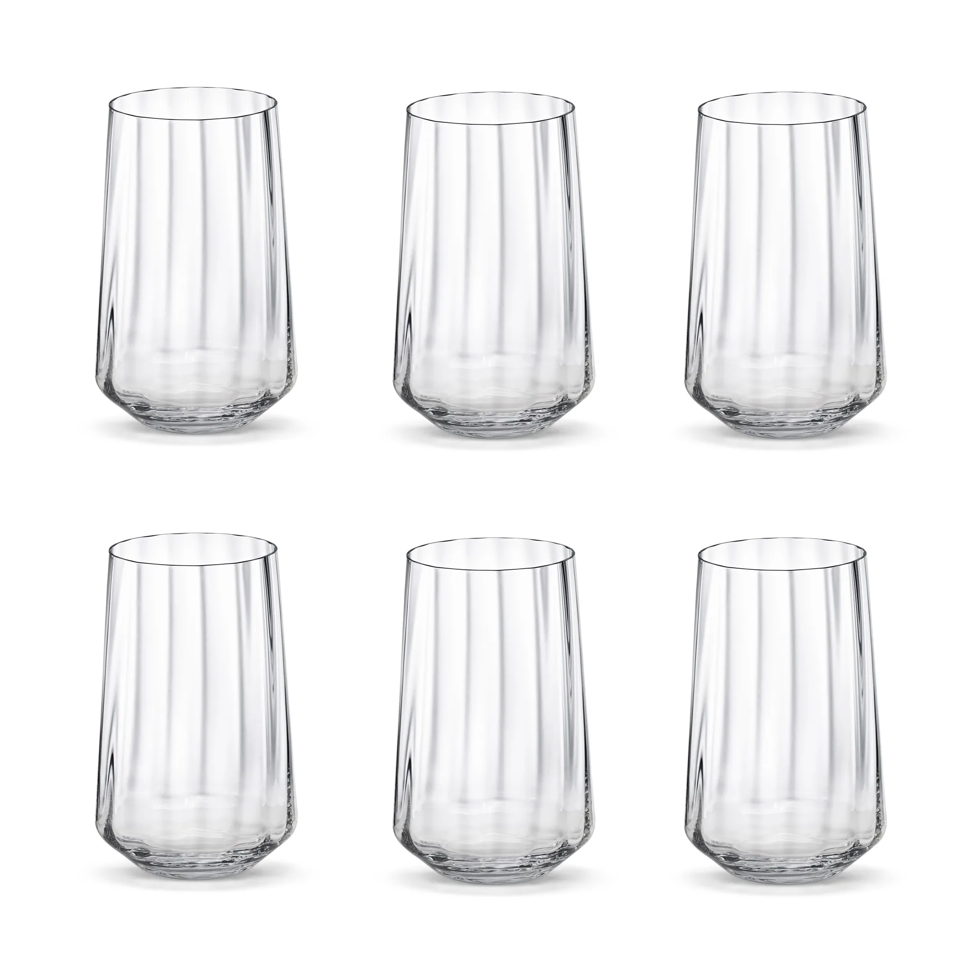 Bernadotte juomalasi korkea 38 cl, 6-pakkaus, Kristalli Georg Jensen