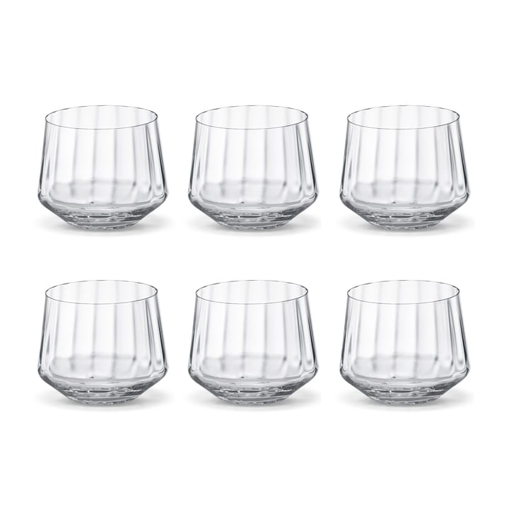 Bernadotte juomalasi matala 25 cl, 6-pakkaus - Kristalli - Georg Jensen