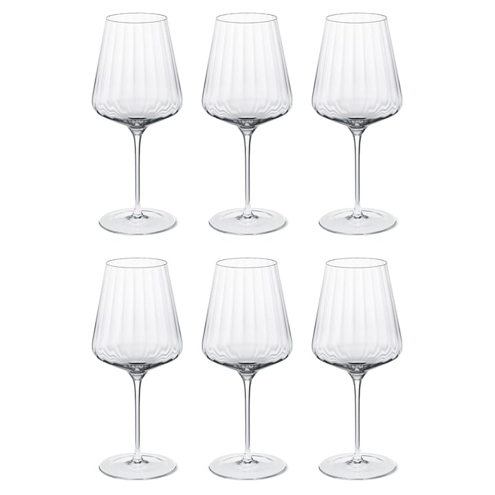 Bernadotte punaviinilasi, 6-pakkaus - Kristalli - Georg Jensen