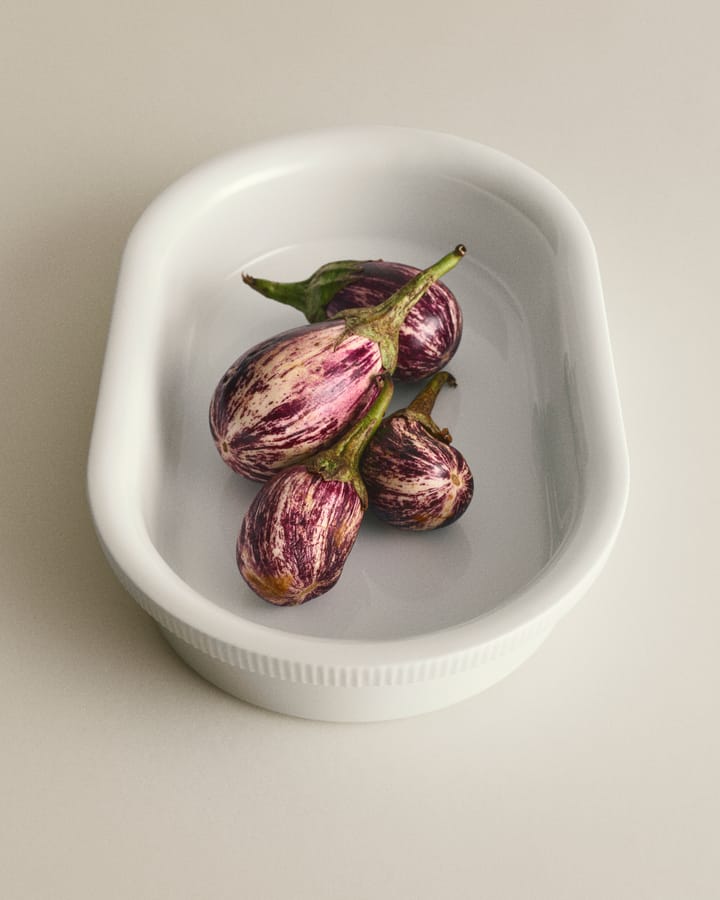 Bernadotte uunivuoka ovaali 20,1x31,6 cm, Valkoinen Georg Jensen