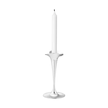 Bloom kynttilänjalat kruunukynttilöille - Ruostumaton teräs, pienet, 2 kpl - Georg Jensen