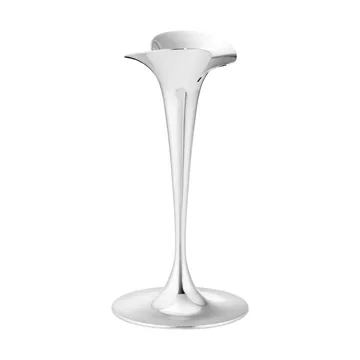 Bloom kynttilänjalat kruunukynttilöille - Ruostumaton teräs, pienet, 2 kpl - Georg Jensen